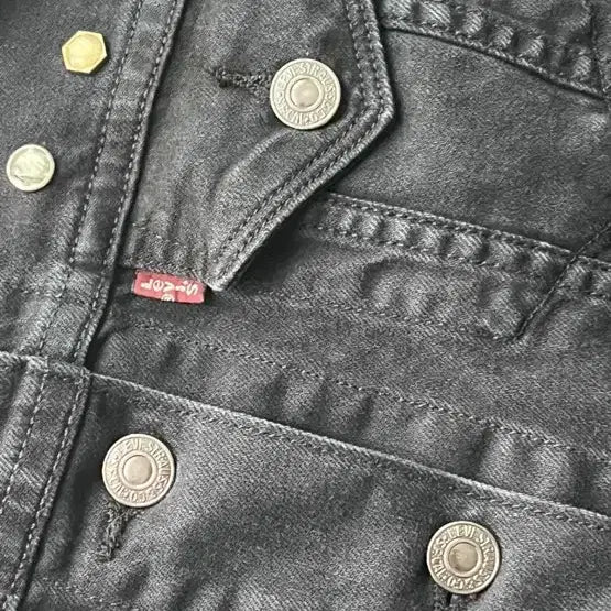 [BUNJANG] Levi's Black Denim Jacket / 리바이스 블랙 데님 자켓