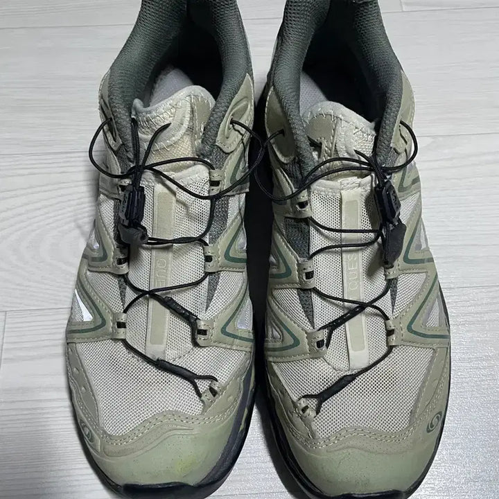 [BUNJANG] Salomon XT-QUEST ADV Turtle Dove Moss Gray Sneakers / 살로몬 XT-퀘스트 ADV 터틀도브 모스 그레이 295