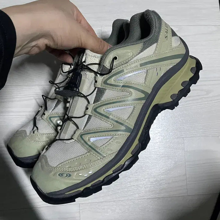 [BUNJANG] Salomon XT-QUEST ADV Turtle Dove Moss Gray Sneakers / 살로몬 XT-퀘스트 ADV 터틀도브 모스 그레이 295