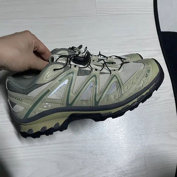 [BUNJANG] Salomon XT-QUEST ADV Turtle Dove Moss Gray Sneakers / 살로몬 XT-퀘스트 ADV 터틀도브 모스 그레이 295