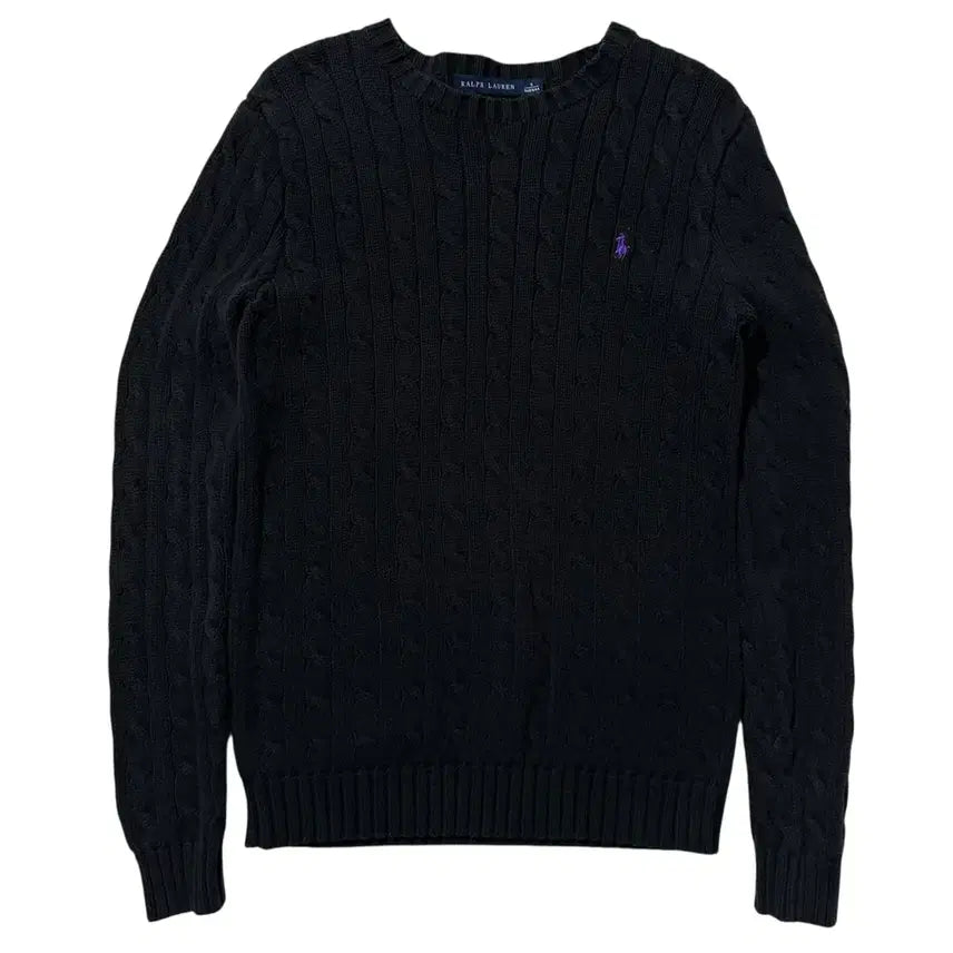[BUNJANG] Polo Ralph Lauren Cable Knit Sweater (Women's S) / [여S] 폴로 랄프로렌 케이블 라운드 니트