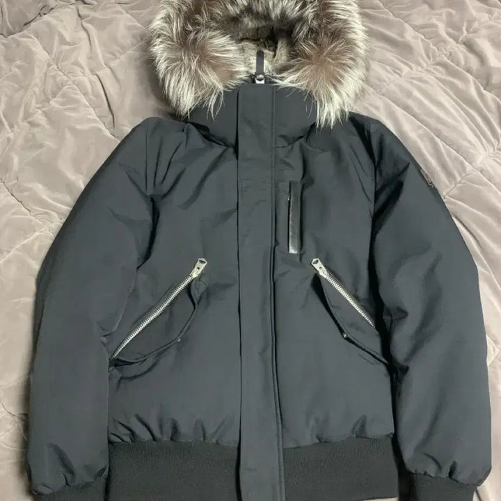 [BUNJANG] Mackage Dixon Silver Fur Padded Jacket / 맥케이지 딕슨 패딩 38