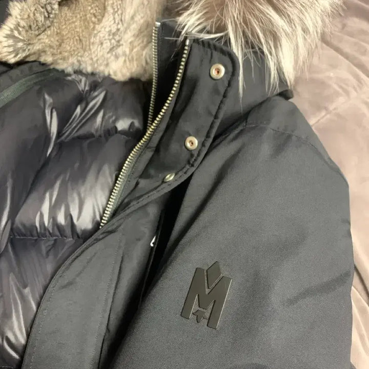[BUNJANG] Mackage Dixon Silver Fur Padded Jacket / 맥케이지 딕슨 패딩 38