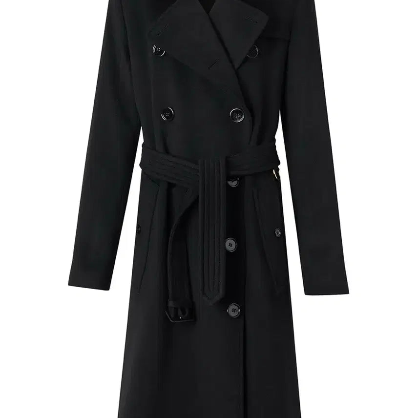 [BUNJANG] Burberry Cashmere Trench Coat IT38 / 버버리 캐시미어 코트 IT38