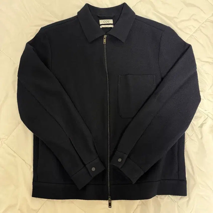 [BUNJANG] COS Blue Blouson Jacket / 코스 COS 울 블루종 자켓