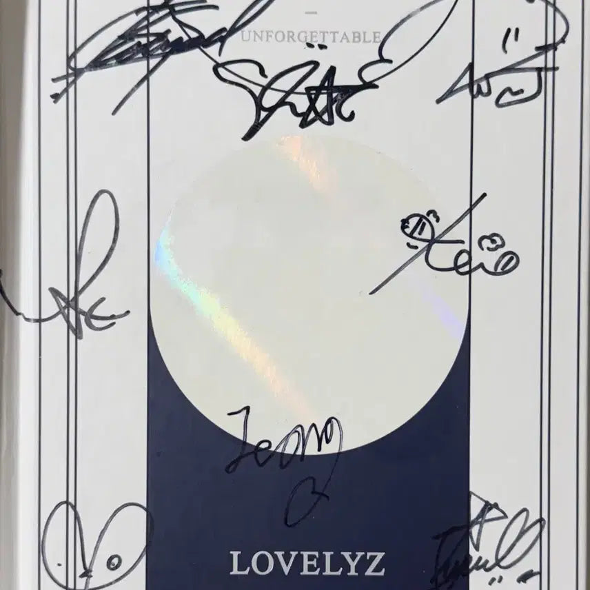 러블리즈 싸인앨범 +친필메세지