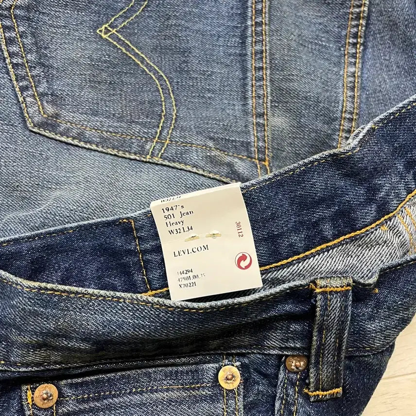 [BUNJANG] LVC 47501-0035 Jeans / 리바이스빈티지클로딩 LVC 47501-0035 콘밀 32X34 새제품