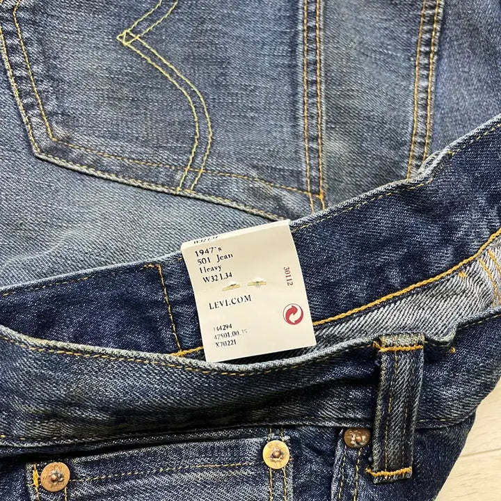 [BUNJANG] LVC 47501-0035 Jeans / 리바이스빈티지클로딩 LVC 47501-0035 콘밀 32X34 새제품