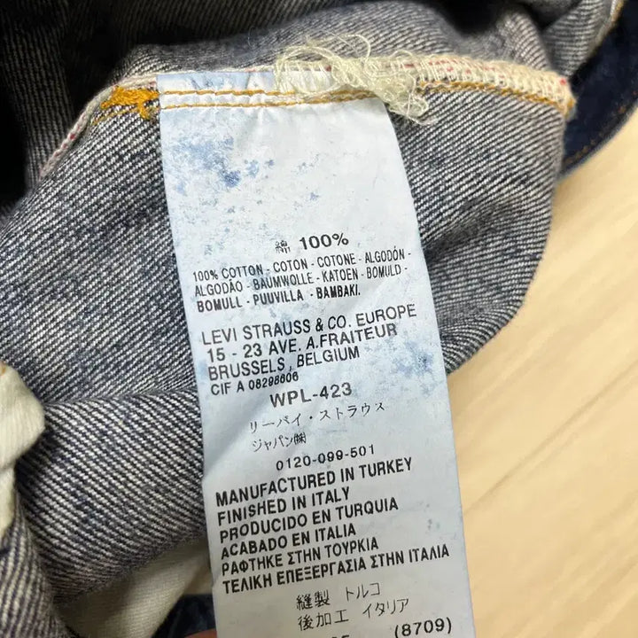 [BUNJANG] LVC 47501-0035 Jeans / 리바이스빈티지클로딩 LVC 47501-0035 콘밀 32X34 새제품