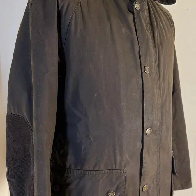 [BUNJANG] Barbour Strathyre Wax Jacket Dark Brown M / 바버 스트라타이어 왁스 자켓 블랙 M / Barbour Wax Jacke