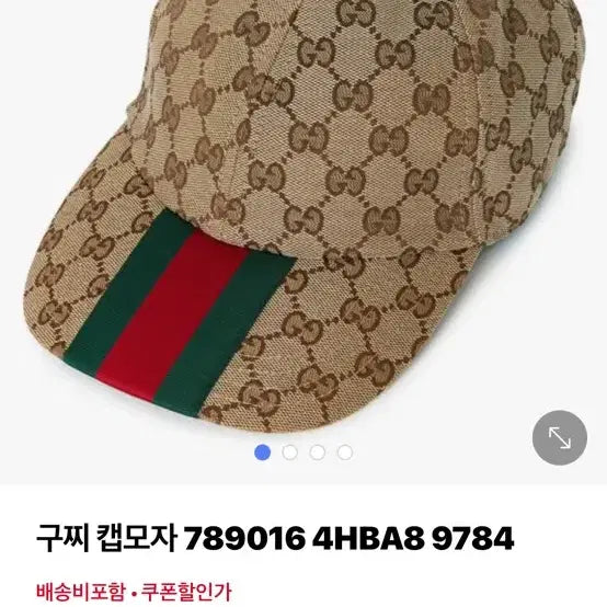 [BUNJANG] Gucci GG Logo Canvas Ball Cap / 구찌 GG 로고 캔버스 볼캡