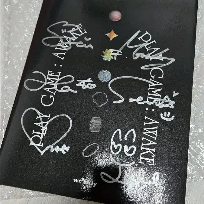 위클리 Play Game Awake 싸인앨범