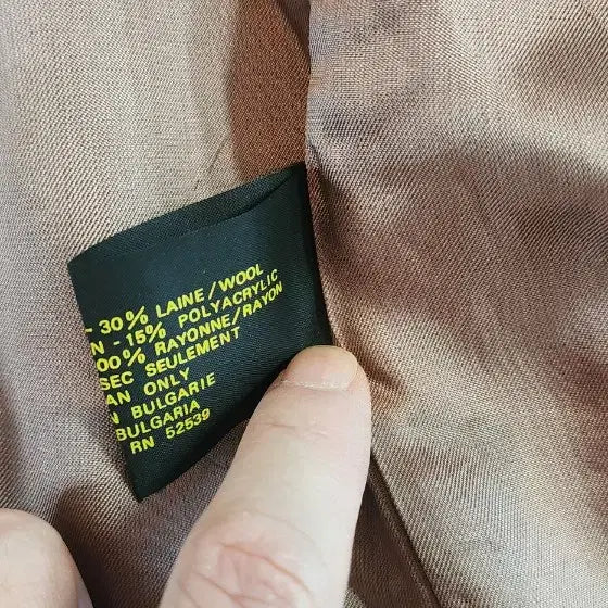 [BUNJANG] Wool Tweed Jacket Slim XL / 연그레이/연브라운 모직 트위드자켓 슬림XL