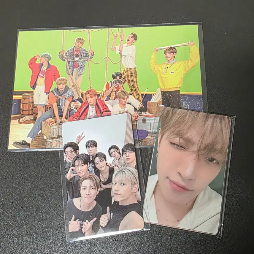 에이티즈 에잇룸 입장 특전 단체 포카 + 엽서 + 스탬프 미션 포토카드