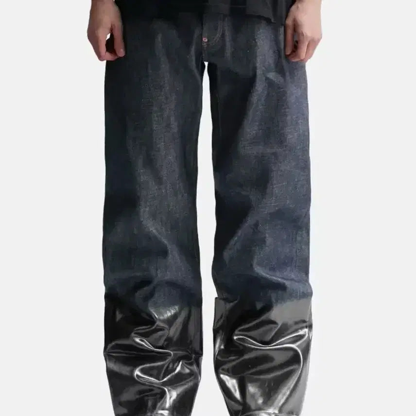 [BUNJANG] Maison Margiela Record Turn-up Jeans (Size 30) / 메종 마르지엘라 레커드 턴업진 30 카티착용