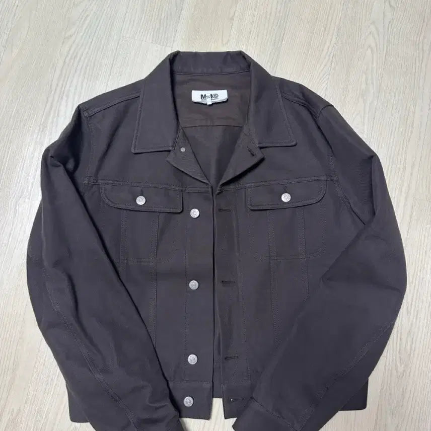 [BUNJANG] MM6 Stitch Cotton Jacket (Brown) / [50사이즈/2회착] MM6 스티치 코튼 자켓 브라운