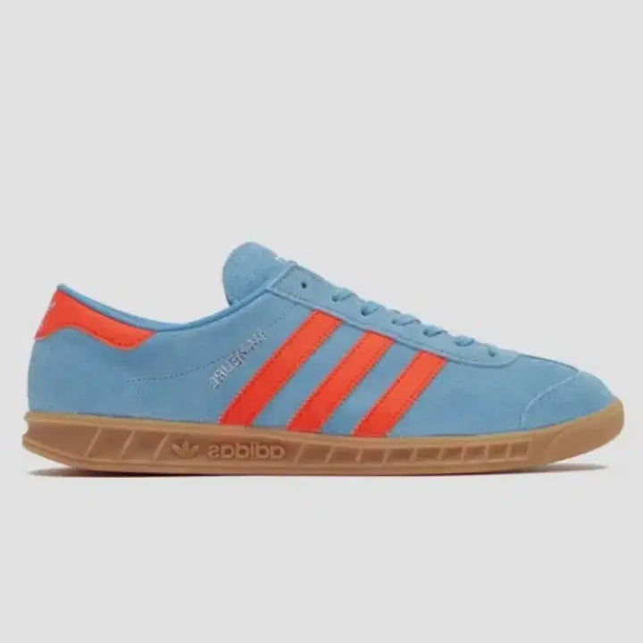 [BUNJANG] Adidas Hamburg Light Blue Orange GX7223 Sneakers / 아디다스 오리지널 함부르크 라이트 블루 오렌지 GX7223