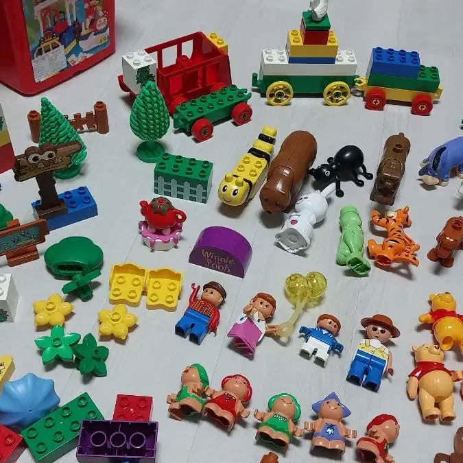 [BUNJANG] Lego Duplo Figure Bricks / 올드 레고 듀플로 희귀레고  피겨 브릭들 많은양