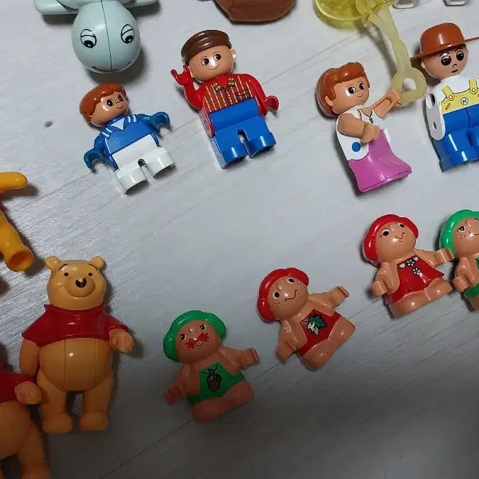 [BUNJANG] Lego Duplo Figure Bricks / 올드 레고 듀플로 희귀레고  피겨 브릭들 많은양