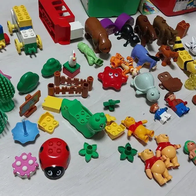 [BUNJANG] Lego Duplo Figure Bricks / 올드 레고 듀플로 희귀레고  피겨 브릭들 많은양