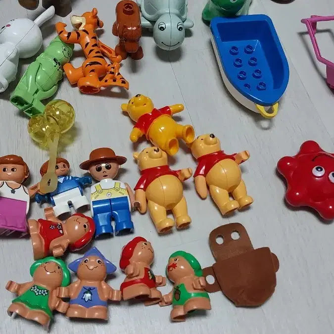 [BUNJANG] Lego Duplo Figure Bricks / 올드 레고 듀플로 희귀레고  피겨 브릭들 많은양