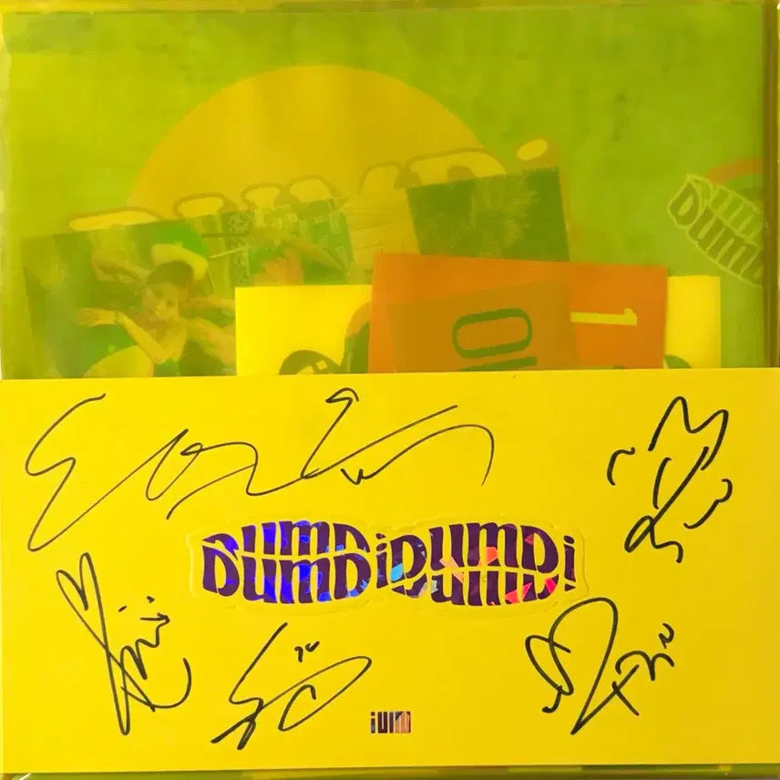 아이들 싸인앨범 +친필메세지 (미개봉)