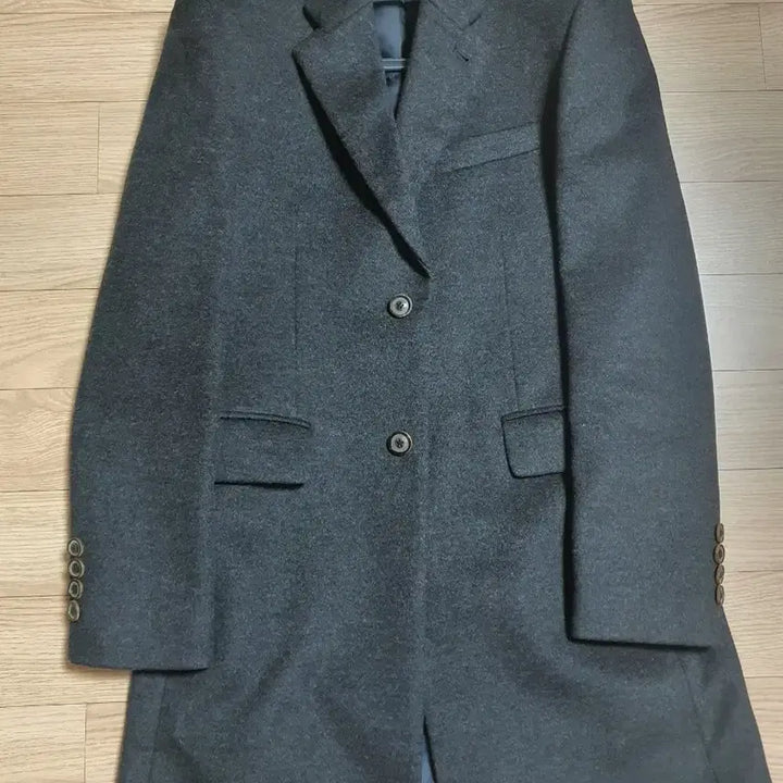 [BUNJANG] MBIO Men's Cashmere Coat Ash Gray / [제일모직] 엠비오 남성 캐시미어 코트(100), 애쉬그레이