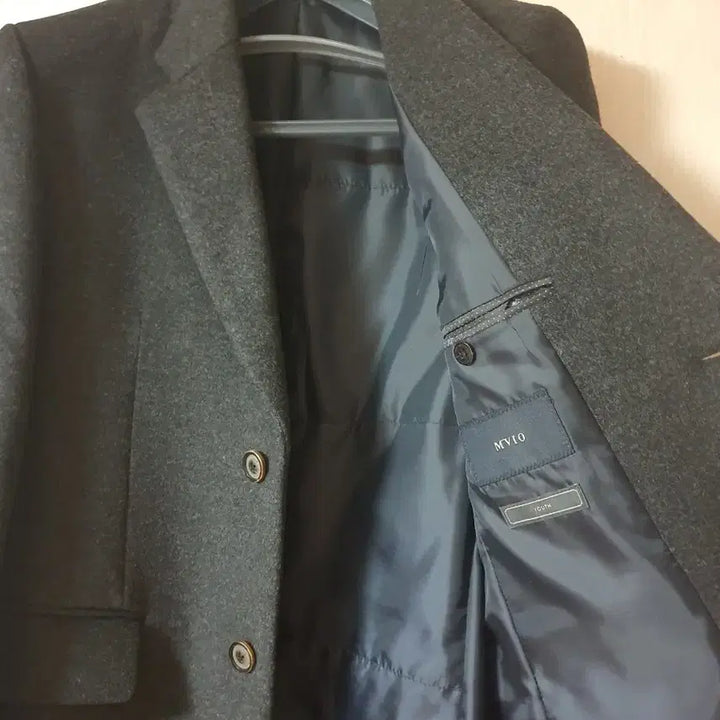[BUNJANG] MBIO Men's Cashmere Coat Ash Gray / [제일모직] 엠비오 남성 캐시미어 코트(100), 애쉬그레이