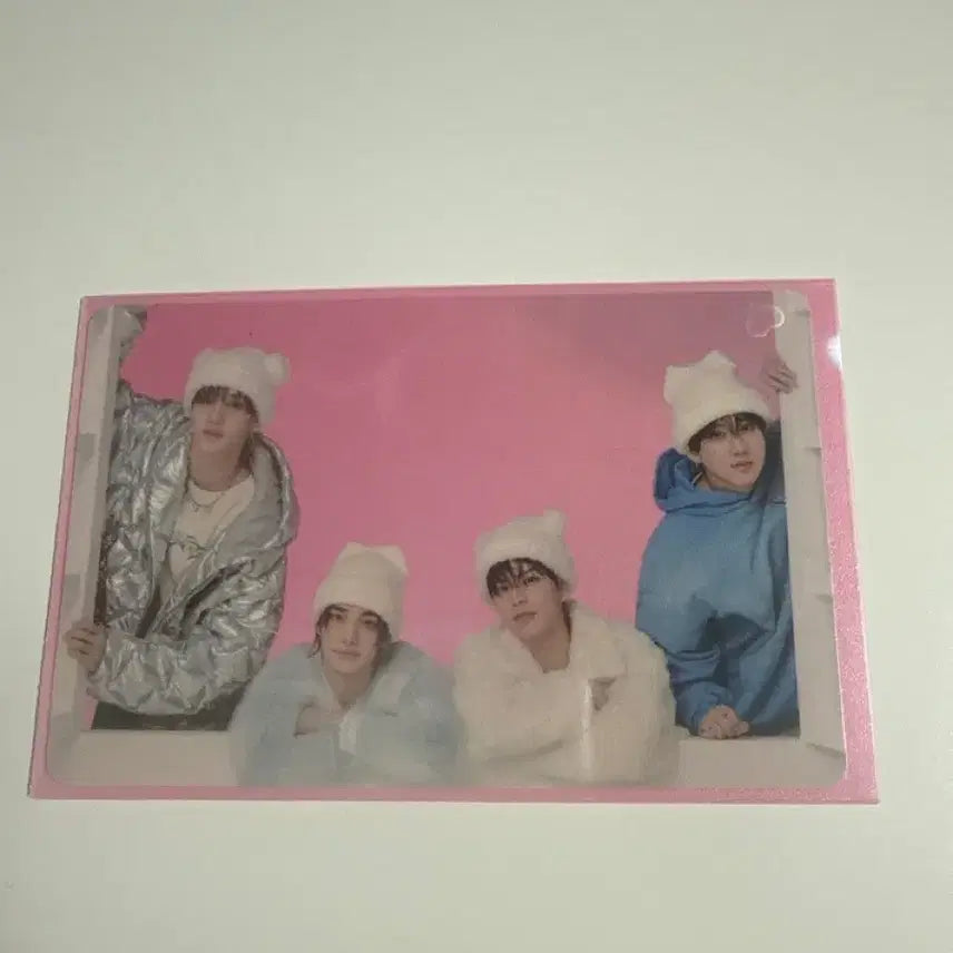 스키즈 팬미팅 5 clock 팔찌 포카