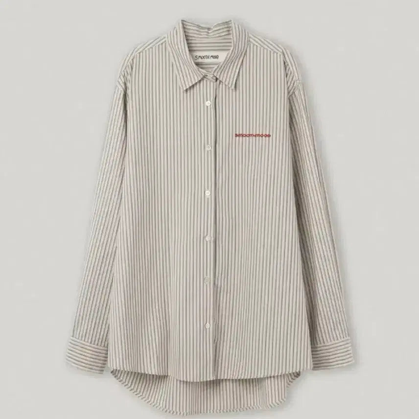 [BUNJANG] Smooth Mood Stripe Shirt Beige / Smooth Mood 스트라이프 셔츠 베이지 색상