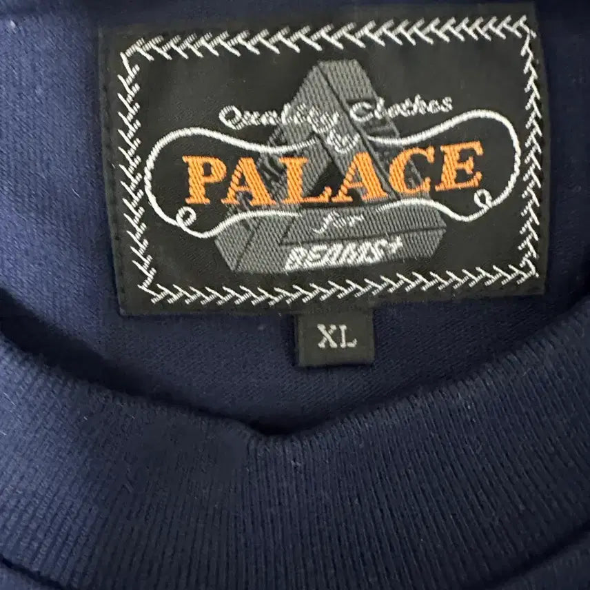 [BUNJANG] Palace x Beams Plus T-shirt Navy / [XL/택제거 새제품] 팔라스 X 빔즈플러스 반팔티셔츠 네이비