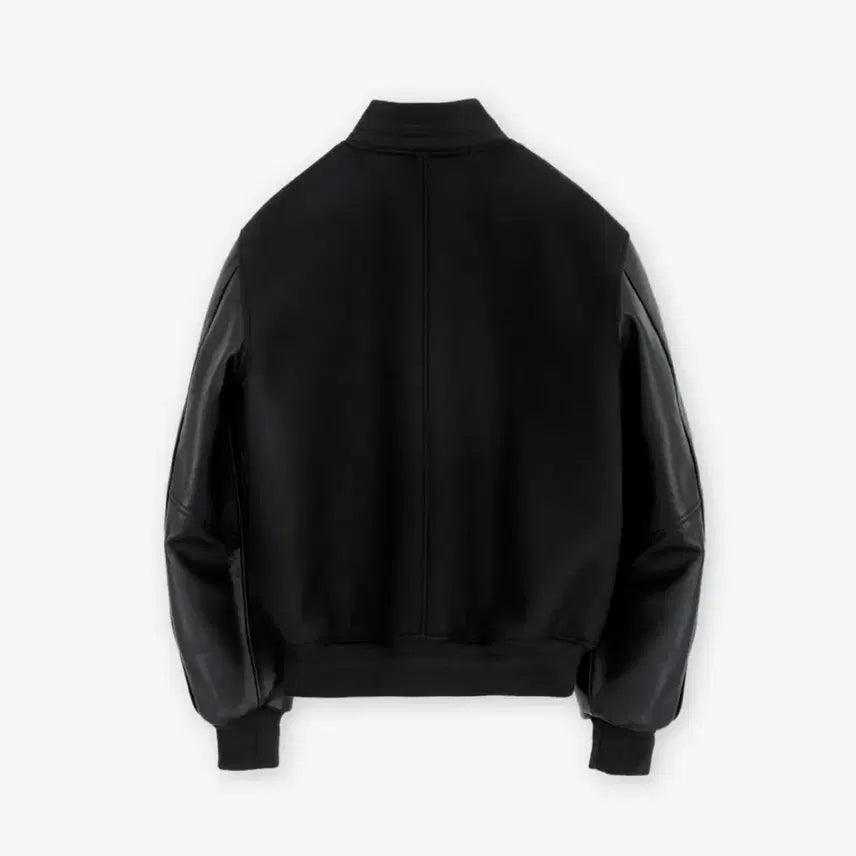 [BUNJANG] Brown Yard Varsity Jacket Black Size 3 / 브라운야드 바시티자켓 블랙 3사이즈