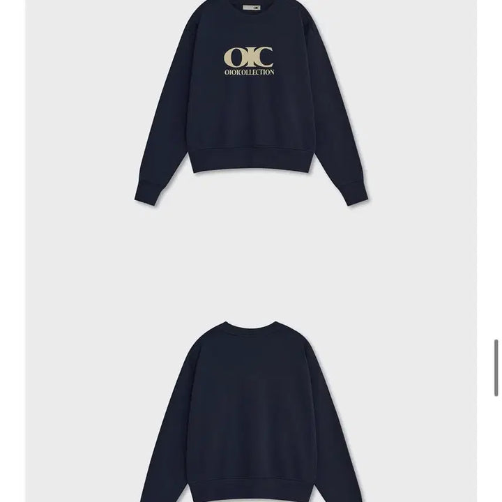 [BUNJANG] OIOI COLLECTION Navy Sweatshirt L / OIOI COLLECTION 네이비 맨투맨 L