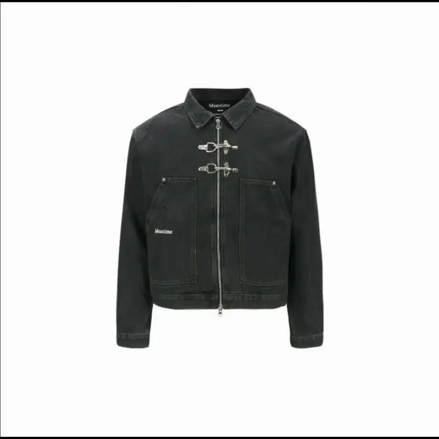 [BUNJANG] Mintime Denim Jacket Black 2 / (레어) 민타임 데님 자켓 블랙 2