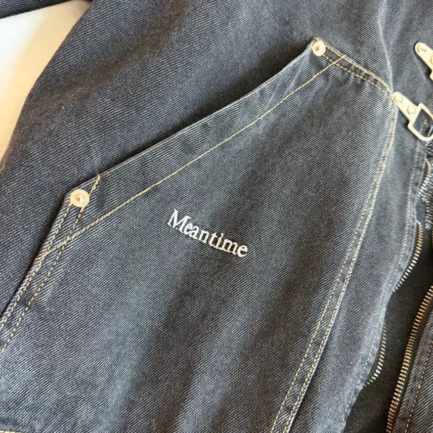 [BUNJANG] Mintime Denim Jacket Black 2 / (레어) 민타임 데님 자켓 블랙 2