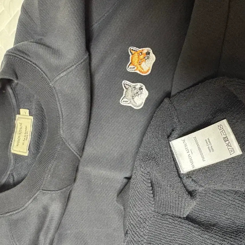 [BUNJANG] Maison Kitsune Double Fox Sweatshirt L / 메종키츠네 더블폭스 맨투맨 L