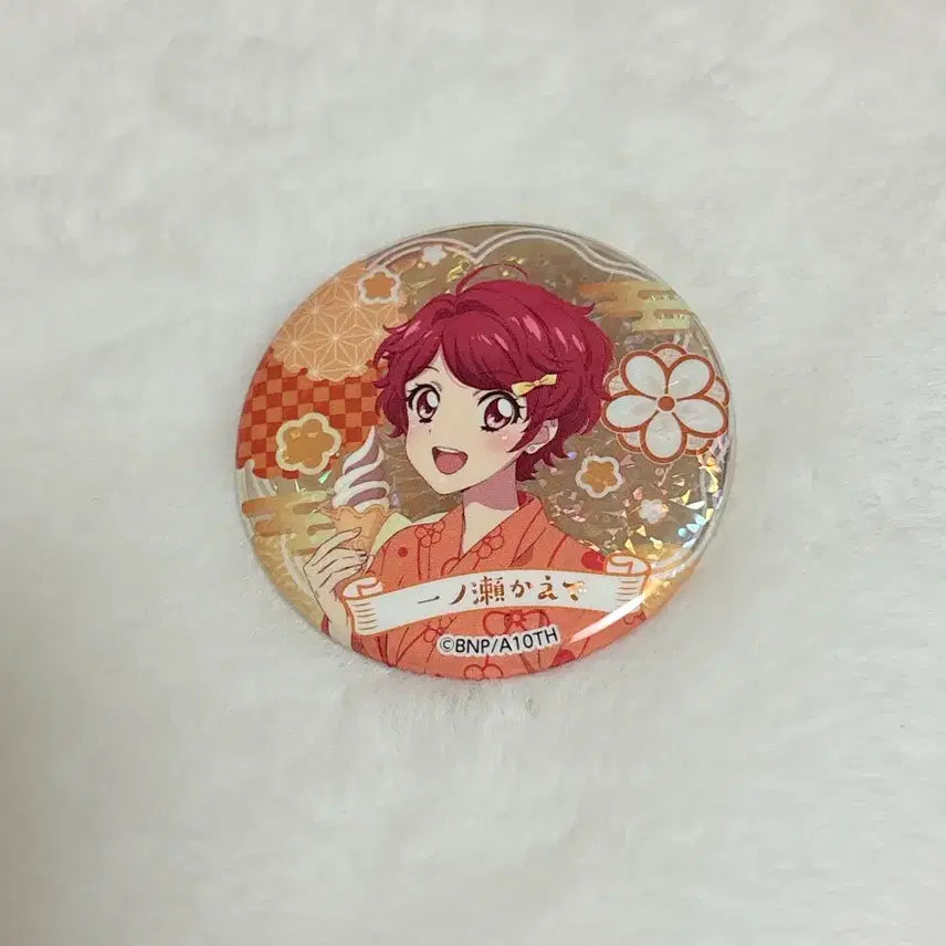 [BUNJANG] Aikatsu Kaede Summer Party Event Can Badge / 아이카츠 아이엠스타 카에데 썸머파티 캔뱃지