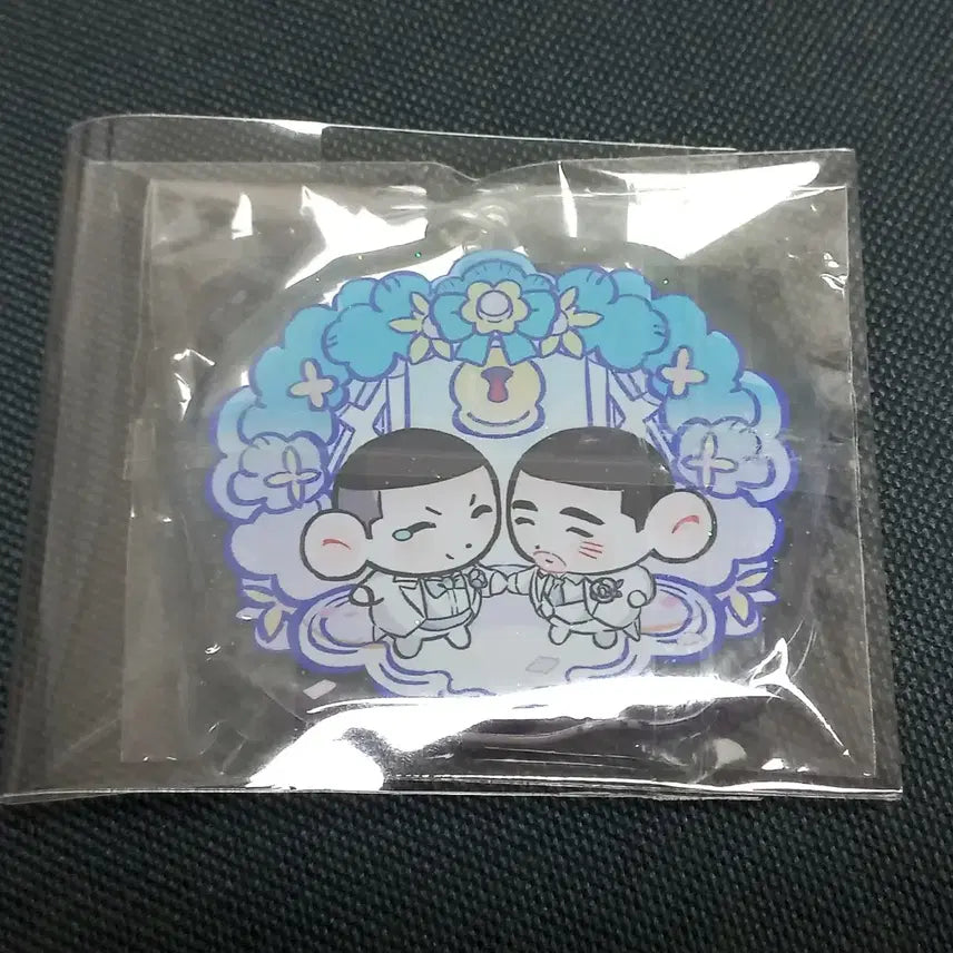 [BUNJANG] Slam Dunk Woosung & Myungheon Glitter Epoxy Keyring / 슬램덩크 우성명헌 글리터 에폭시 키링