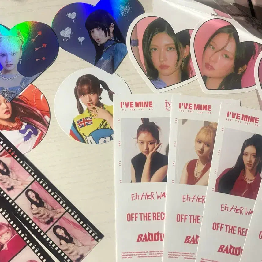 아이브 앨범 굿즈 포스터 엽서 스티커