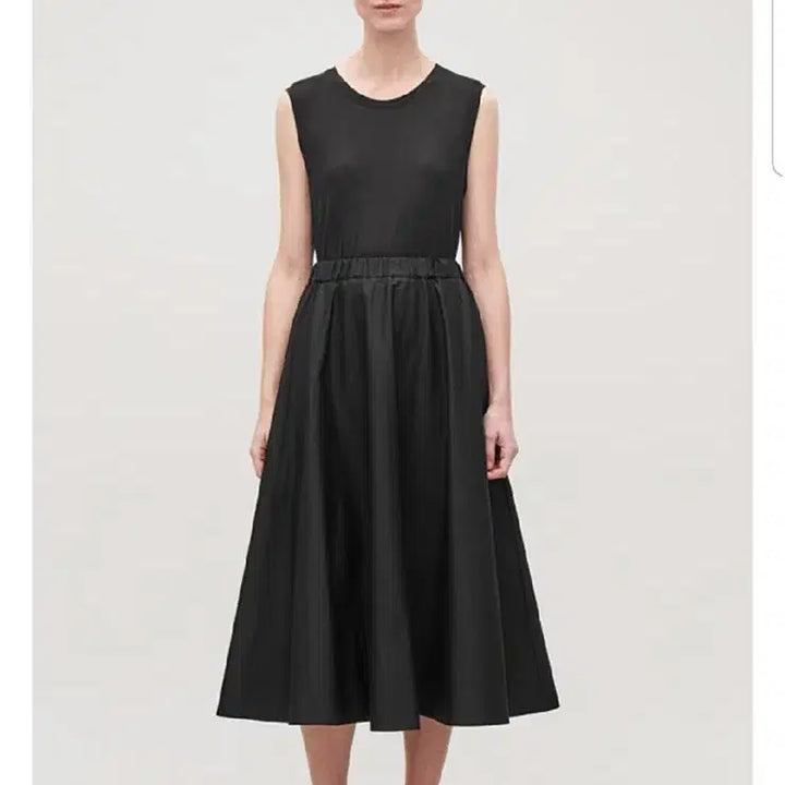 [BUNJANG] COS Long Circle Cut Poplin Skirt / (새상품) 코스 cos 롱 서클컷 포플린 스커트
