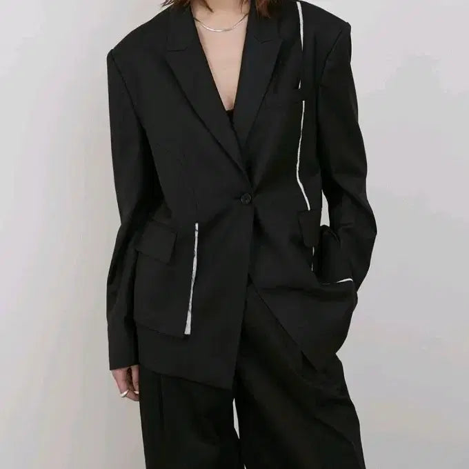 [BUNJANG] Low Tide Cutout Blazer / 로우타이드 컷아웃 블레이저