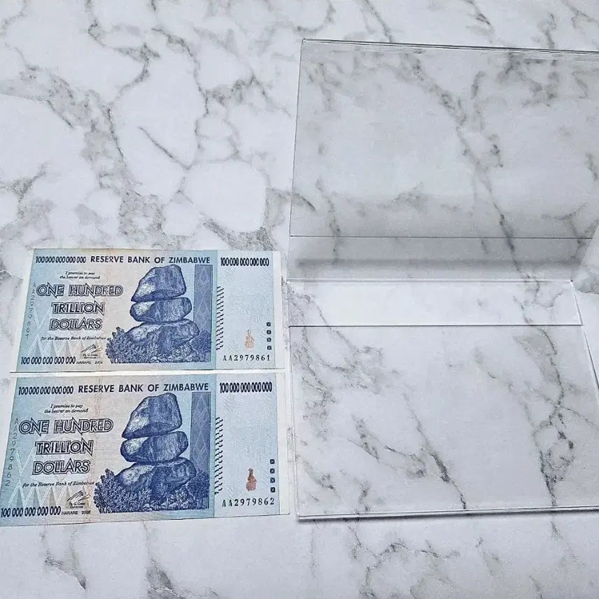 [BUNJANG] Zimbabwe 100 Trillion Dollar Banknote / 짐바브웨 100조달러 진폐(연번)
