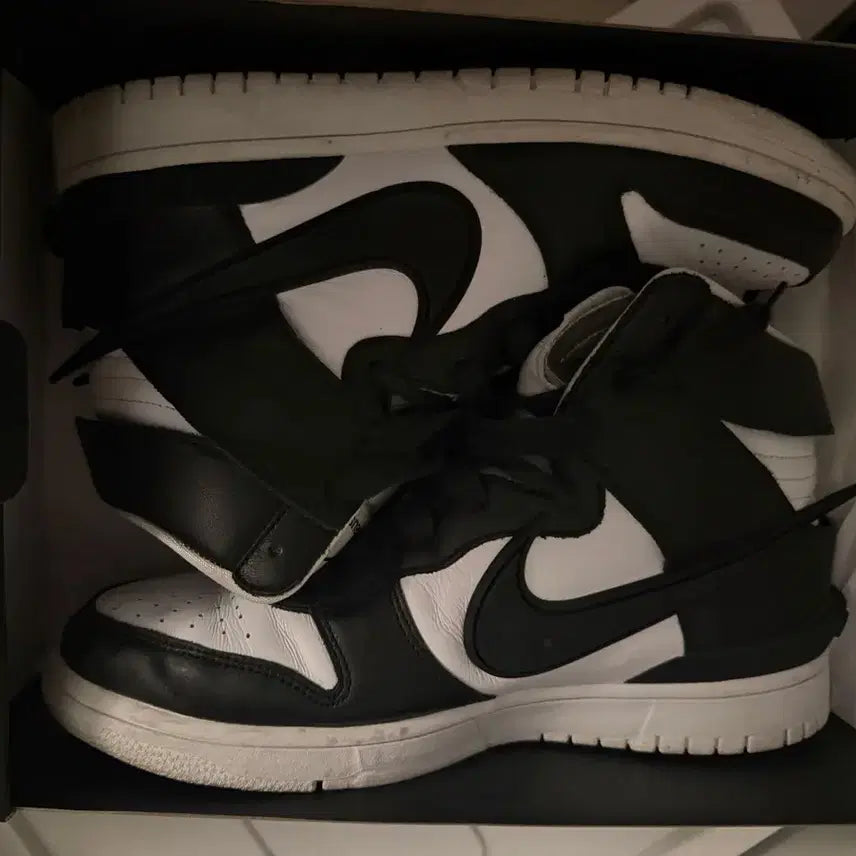 [BUNJANG] Nike Dunk High Ambush Black White Sneakers / 나이키 덩크 하이 앰부쉬 270cm 검흰