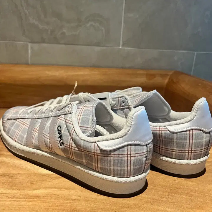[BUNJANG] Adidas Campus 80s Checkered Textile Sneakers / 아디다스 캠퍼스 80s 270