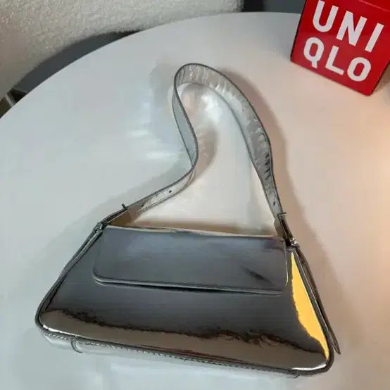[BUNJANG] ZARA Silver Shoulder Bag / 자라 실버 숄더백
