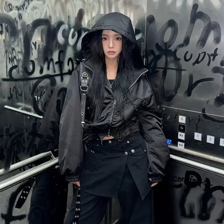 [BUNJANG] The Boyz Theohyou Bomber Jacket Black / Theohyou 더오유 붐버 자켓 블랙