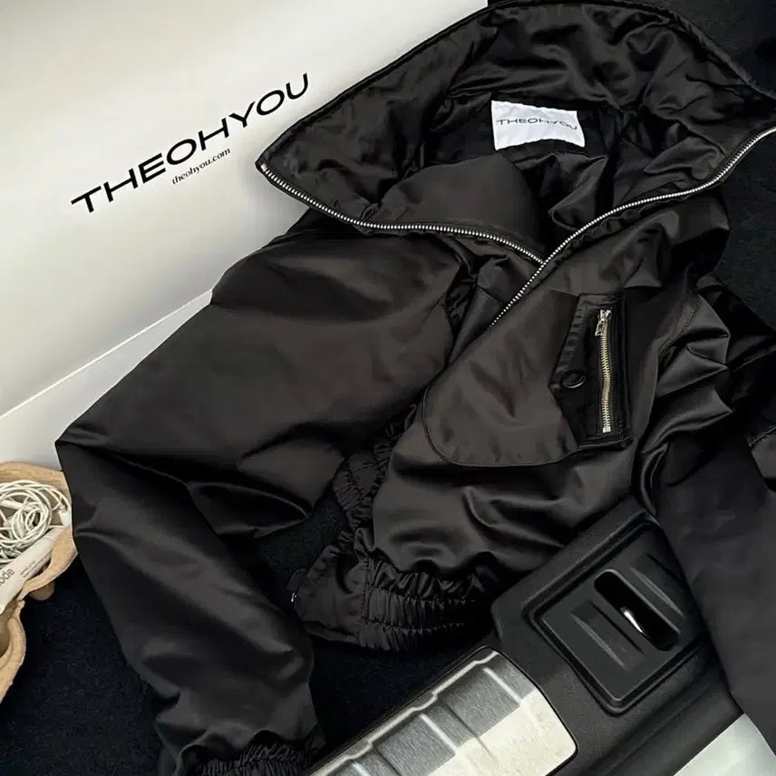 [BUNJANG] The Boyz Theohyou Bomber Jacket Black / Theohyou 더오유 붐버 자켓 블랙