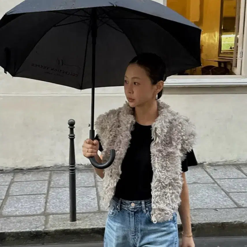 [BUNJANG] Salon de Mag Poodle Fur Vest / 살롱드매그 뽀글이퍼베스트