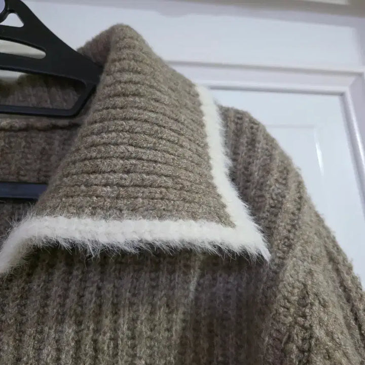 [BUNJANG] Soft Wool Zip Knit Cardigan / 부드러운 봄겨울  울 7 지퍼 니트가디건  깨끗해요   가슴54