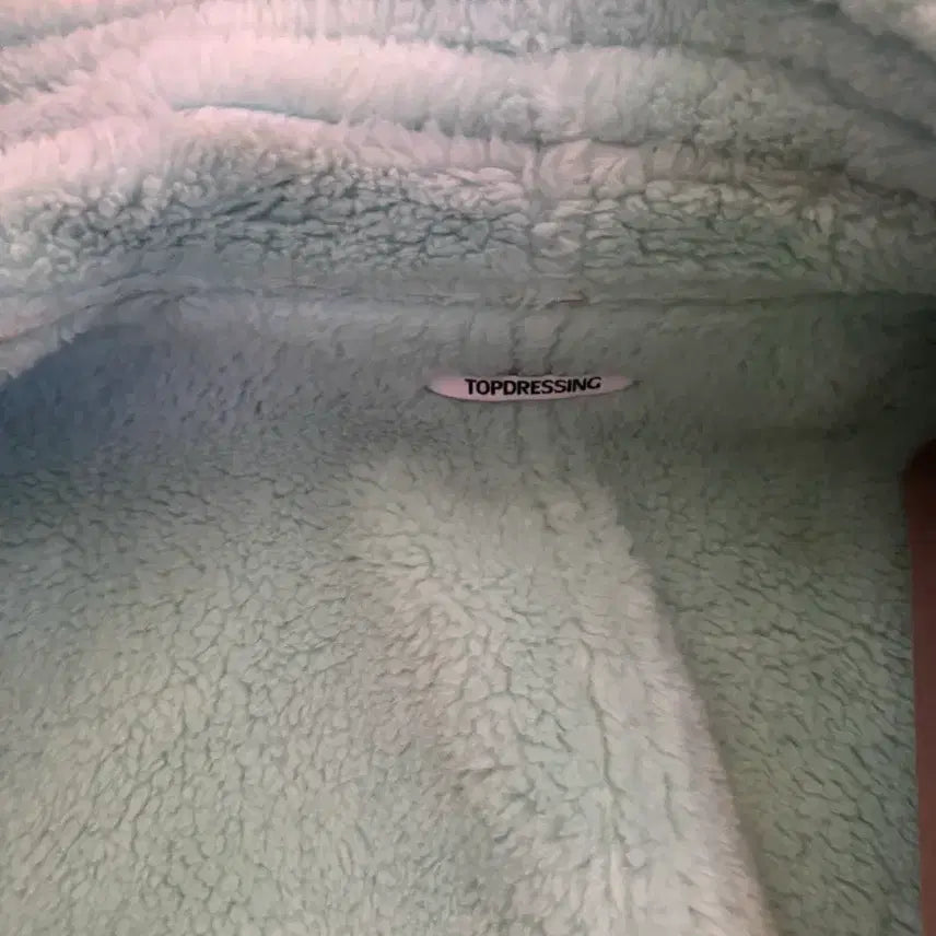 [BUNJANG] TOPDRESSING Mint Faux Shearling Jacket / TOPDRESSING 민트 무스탕 자켓 주말까지만